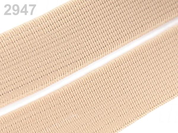 Gummiband Beige 2 cm Breite